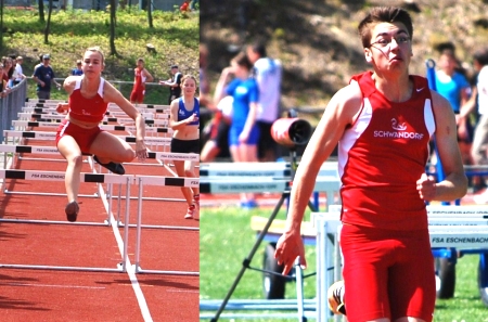 Daniela Gantschir links, Fabian Müller rechts