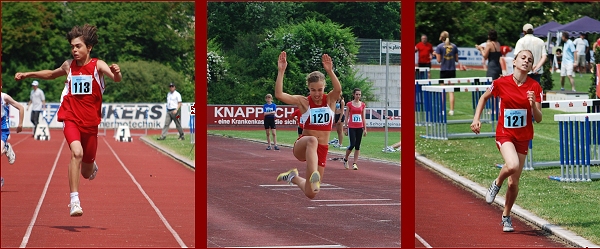 Felix Müller, Daniela Gantschir und Milena Garhamer