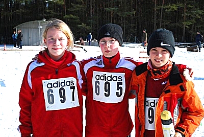 Anna Edenharter, Elisa Leitner und Milena Garhamer